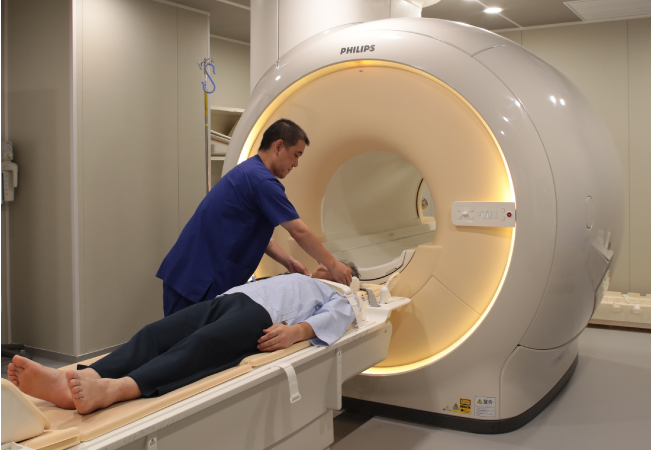 MRI検査の風景